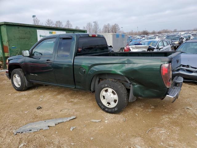 1GTCS198848216577 - 2004 GMC CANYON GREEN photo 2