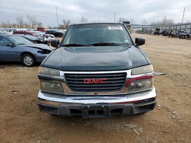 1GTCS198848216577 - 2004 GMC CANYON GREEN photo 5