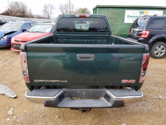 1GTCS198848216577 - 2004 GMC CANYON GREEN photo 6