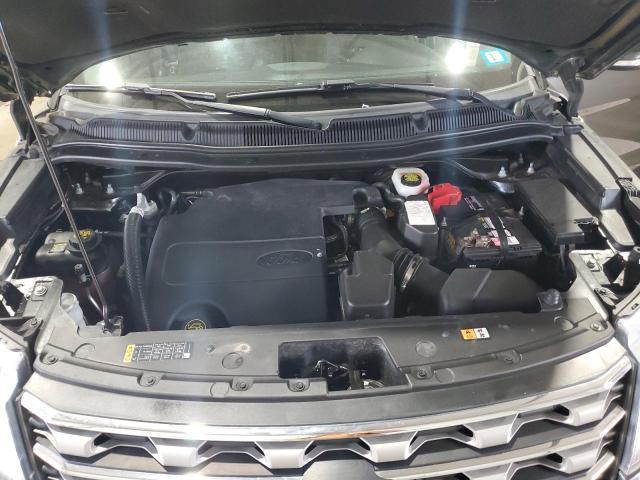 1FM5K8D88HGC97967 - 2017 FORD EXPLORER XLT رمادي صورة 12