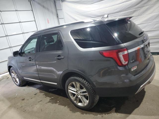 1FM5K8D88HGC97967 - 2017 FORD EXPLORER XLT رمادي صورة 2