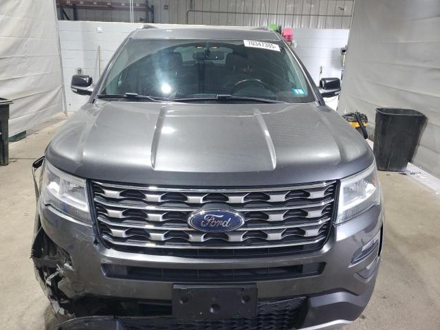 1FM5K8D88HGC97967 - 2017 FORD EXPLORER XLT رمادي صورة 5