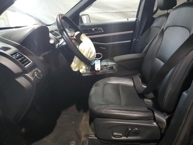 1FM5K8D88HGC97967 - 2017 FORD EXPLORER XLT رمادي صورة 7