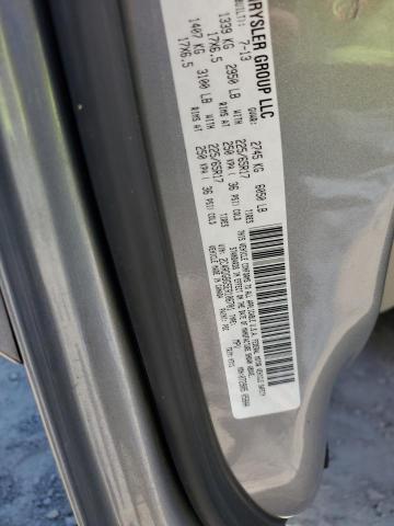 2C4RDGBG5ER106701 - 2014 DODGE GRAND CARA SE GRAY photo 13