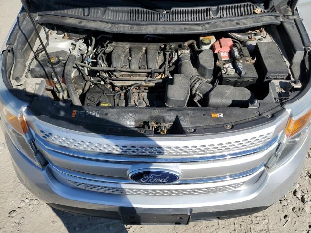 1FM5K8D81DGB10921 - 2013 FORD EXPLORER XLT SILVER photo 12