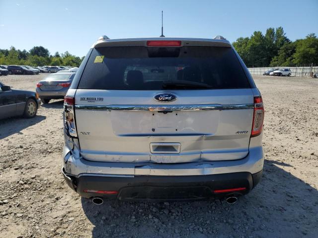 1FM5K8D81DGB10921 - 2013 FORD EXPLORER XLT SILVER photo 6