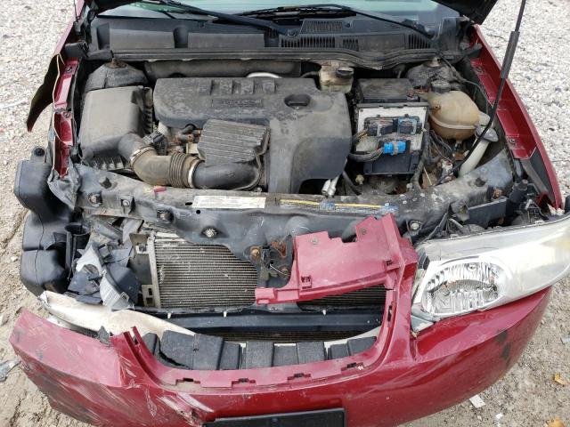 1G8AJ52F25Z163228 - 2005 SATURN ION LEVEL 2 勃艮第红 照片 11