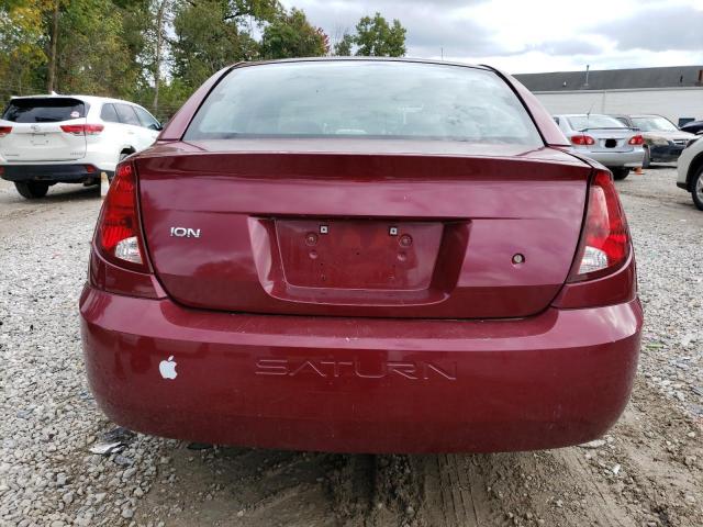 1G8AJ52F25Z163228 - 2005 SATURN ION LEVEL 2 勃艮第红 照片 6