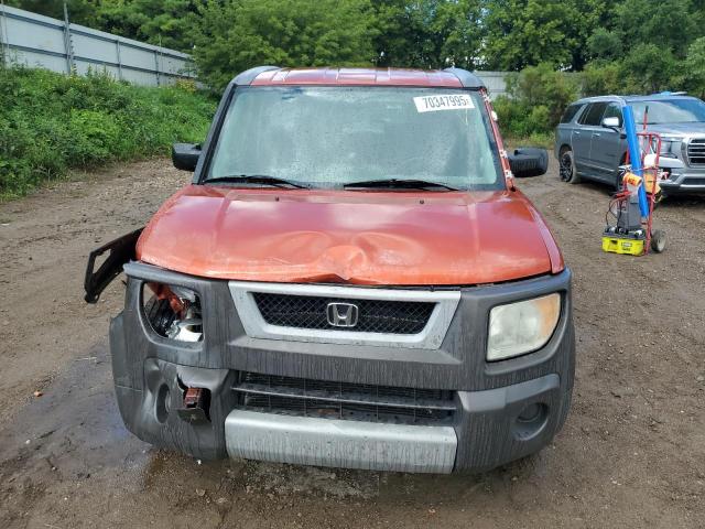 5J6YH28564L021876 - 2004 HONDA ELEMENT EX ORANGE photo 5