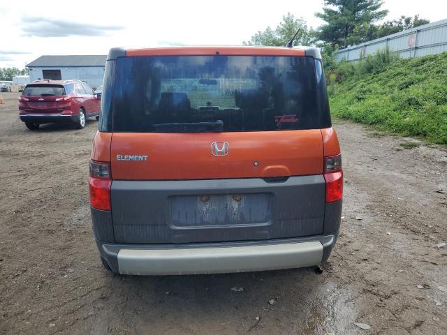 5J6YH28564L021876 - 2004 HONDA ELEMENT EX ORANGE photo 6
