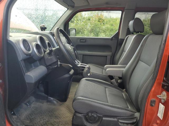 5J6YH28564L021876 - 2004 HONDA ELEMENT EX ORANGE photo 7