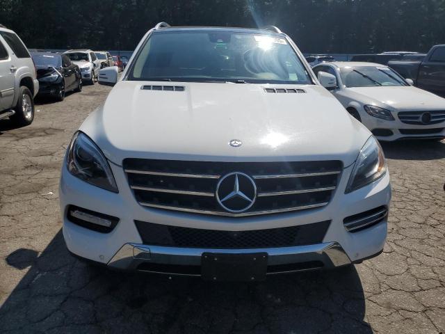 4JGDA5HB4FA470130 - 2015 MERCEDES-BENZ ML 350 4MATIC WHITE photo 5