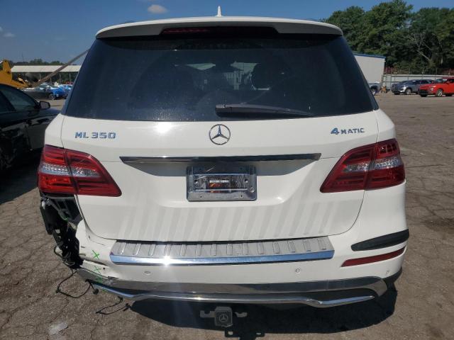 4JGDA5HB4FA470130 - 2015 MERCEDES-BENZ ML 350 4MATIC WHITE photo 6