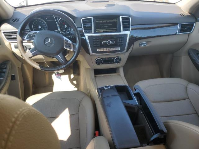 4JGDA5HB4FA470130 - 2015 MERCEDES-BENZ ML 350 4MATIC WHITE photo 8