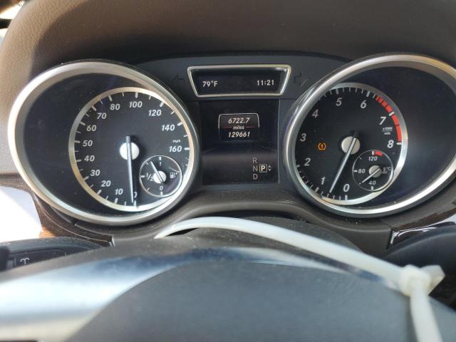 4JGDA5HB4FA470130 - 2015 MERCEDES-BENZ ML 350 4MATIC WHITE photo 9