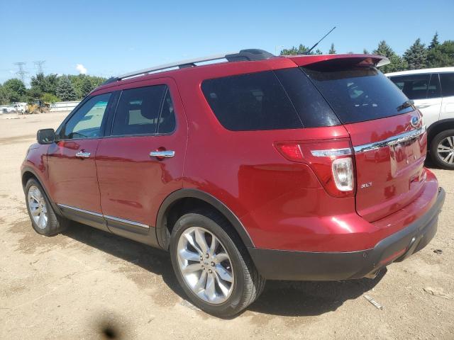 1FM5K8D8XEGB41103 - 2014 FORD EXPLORER XLT RED photo 2