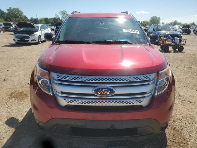 1FM5K8D8XEGB41103 - 2014 FORD EXPLORER XLT RED photo 5
