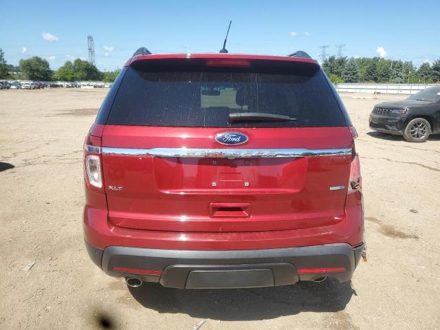 1FM5K8D8XEGB41103 - 2014 FORD EXPLORER XLT RED photo 6