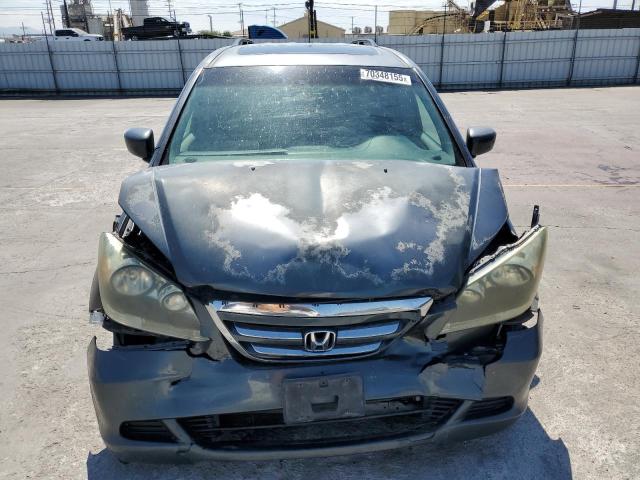 5FNRL38656B423675 - 2006 HONDA ODYSSEY EXL ნაცრისფერი ფოტო 5