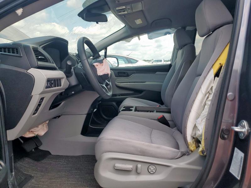 5FNRL6H50RB074843 - 2024 HONDA ODYSSEY EX GRAY photo 7