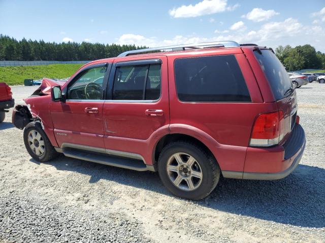 5LMEU68H13ZJ41367 - 2003 LINCOLN AVIATOR Червоний фото 2