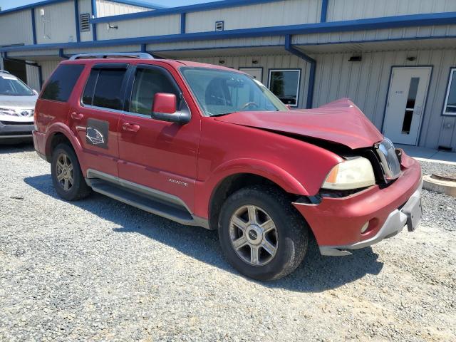 5LMEU68H13ZJ41367 - 2003 LINCOLN AVIATOR Червоний фото 4