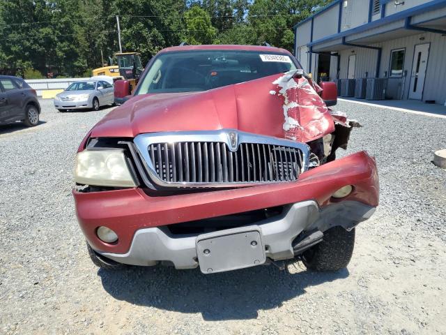 5LMEU68H13ZJ41367 - 2003 LINCOLN AVIATOR Червоний фото 5