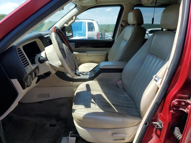 5LMEU68H13ZJ41367 - 2003 LINCOLN AVIATOR Червоний фото 7