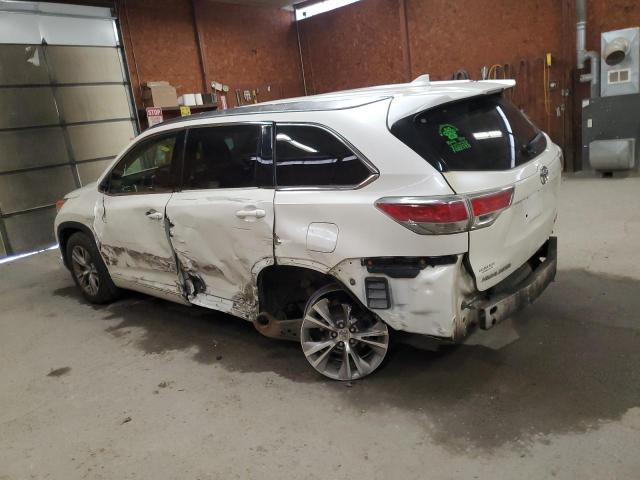 5TDJKRFH4ES016920 - 2014 TOYOTA HIGHLANDER XLE თეთრი ფოტო 2