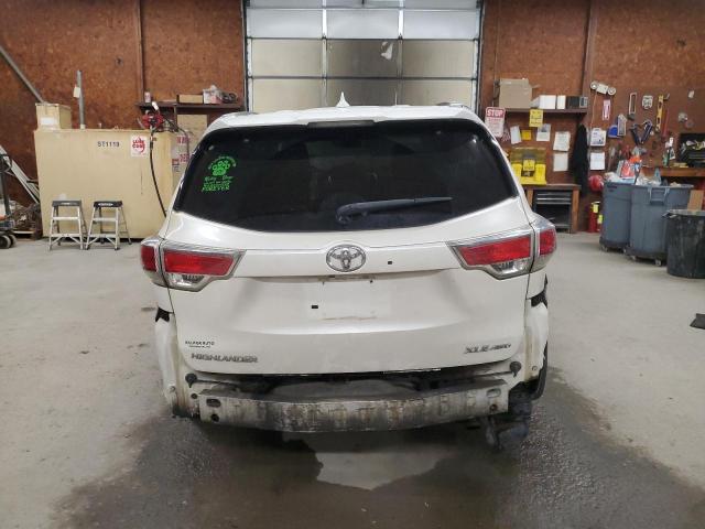 5TDJKRFH4ES016920 - 2014 TOYOTA HIGHLANDER XLE თეთრი ფოტო 6