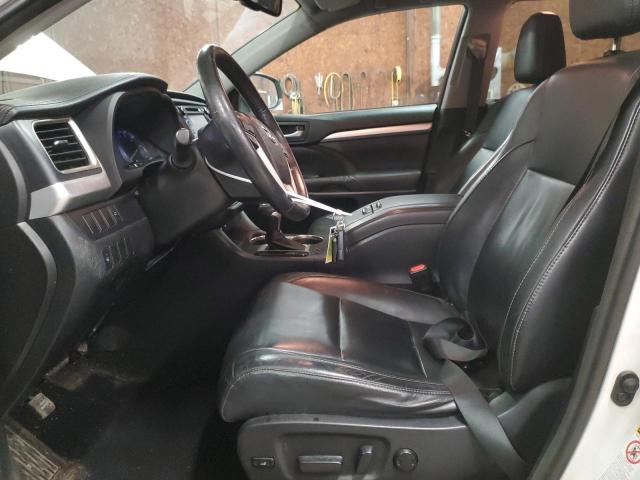 5TDJKRFH4ES016920 - 2014 TOYOTA HIGHLANDER XLE თეთრი ფოტო 7