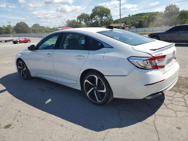 1HGCV2F38NA017966 - 2022 HONDA ACCORD SPORT أبيض صورة 2