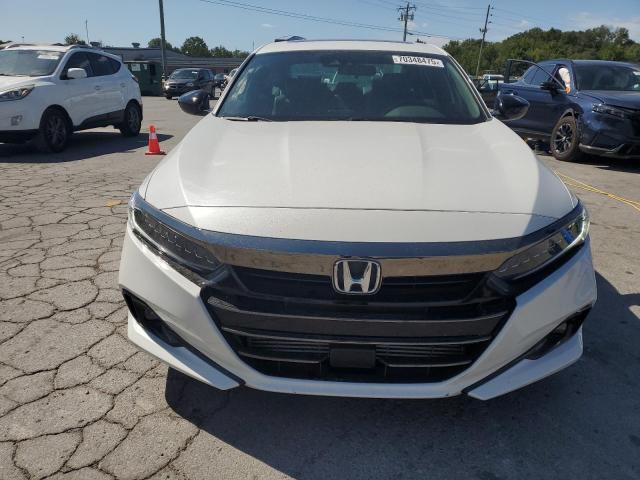 1HGCV2F38NA017966 - 2022 HONDA ACCORD SPORT أبيض صورة 5