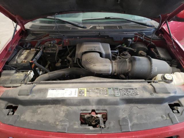 1FTRX18L32KA97502 - 2002 FORD F150 RED photo 11