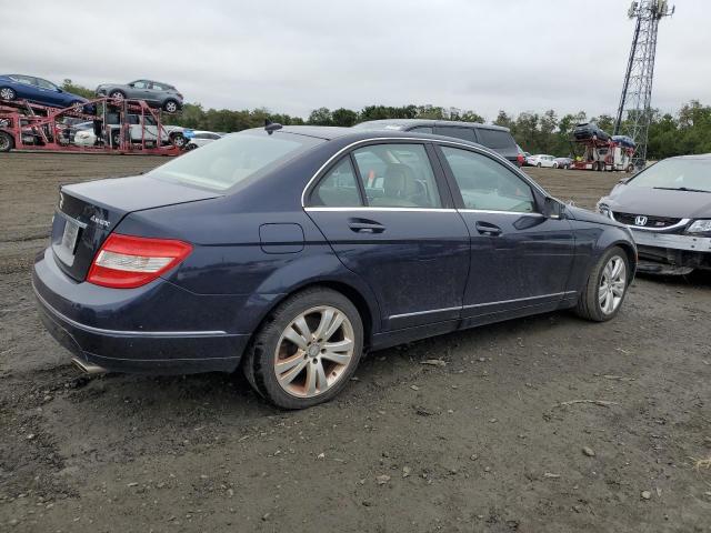 WDDGF8BB7BR169821 - 2011 MERCEDES-BENZ C300 300 4MATIC BLUE photo 3