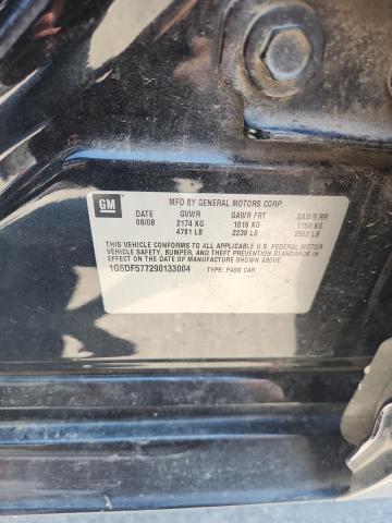 1G6DF577290133004 - 2009 CADILLAC CTS BLACK photo 12