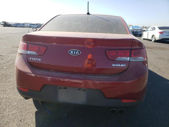 KNAFU6A20A5247022 - 2010 KIA FORTE EX RED photo 6