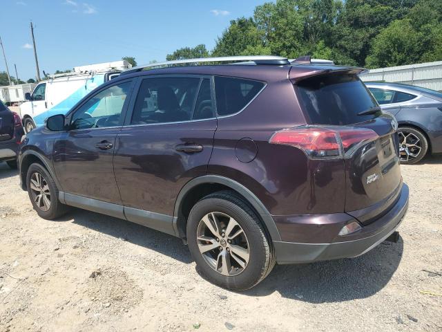 2T3WFREV1HW384797 - 2017 TOYOTA RAV4 XLE MAROON photo 2