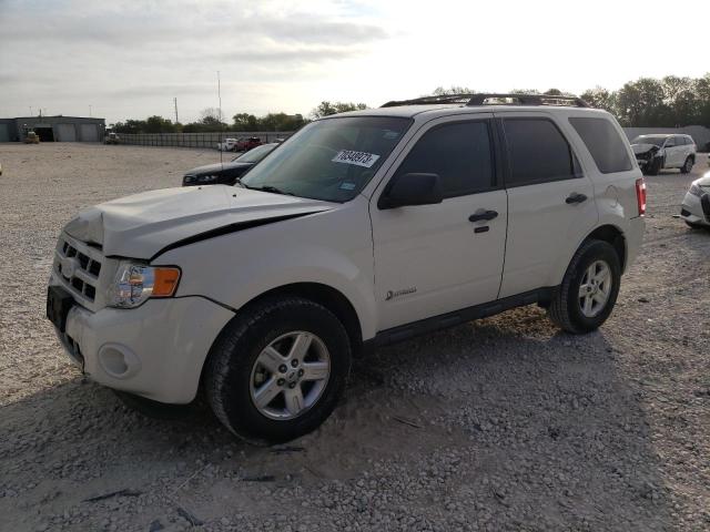 1FMCU4K31BKC62743 - 2011 FORD ESCAPE HYBRID WHITE photo 1