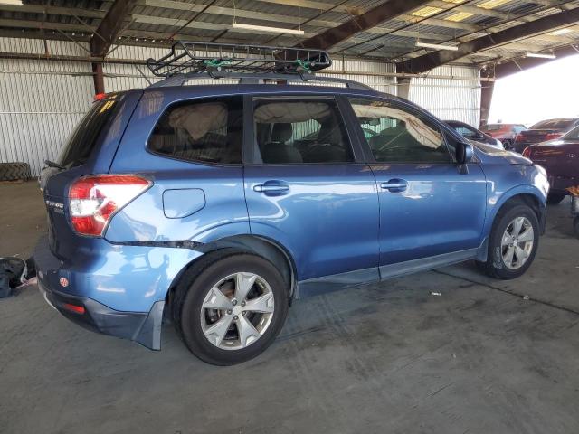 JF2SJADC2FH486466 - 2015 SUBARU FORESTER 2.5I PREMIUM BLUE photo 3