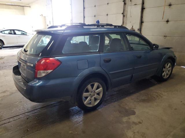 4S4BP61C887363161 - 2008 SUBARU OUTBACK 2.5I BLUE photo 3