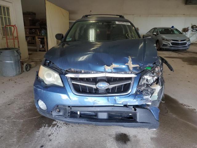 4S4BP61C887363161 - 2008 SUBARU OUTBACK 2.5I BLUE photo 5