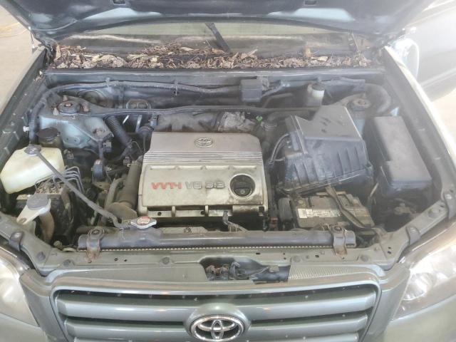 JTEDP21A640025728 - 2004 TOYOTA HIGHLANDER BASE GREEN photo 12