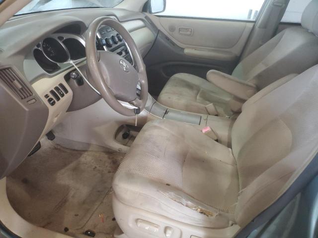 JTEDP21A640025728 - 2004 TOYOTA HIGHLANDER BASE GREEN photo 7