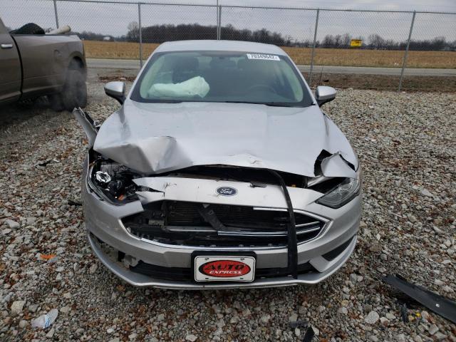 3FA6P0LU4HR315714 - 2017 FORD FUSION SE HYBRID SILVER photo 5