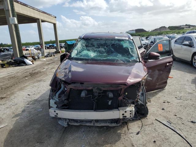 5TDJKRFH2ES069325 - 2014 TOYOTA HIGHLANDER XLE Bordo foto 5