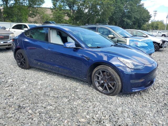 5YJ3E1EB5MF981335 - 2021 TESLA MODEL 3 Niebieski zdjęcie 4