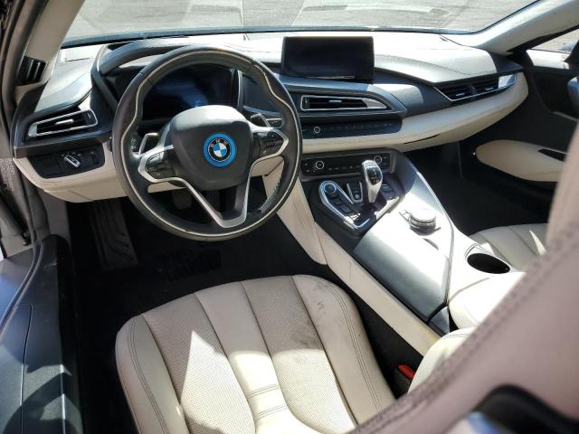 WBY2Z2C54FV391407 - 2015 BMW I8 WHITE photo 8