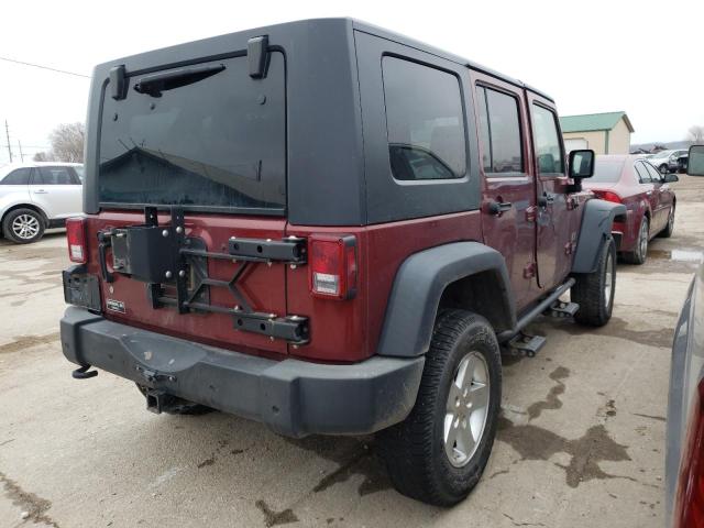 1J4GA39199L772429 - 2009 JEEP WRANGLER U X MAROON photo 3