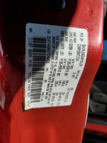 3C4FY48B03T576453 - 2003 CHRYSLER PT CRUISER CLASSIC RED photo 12